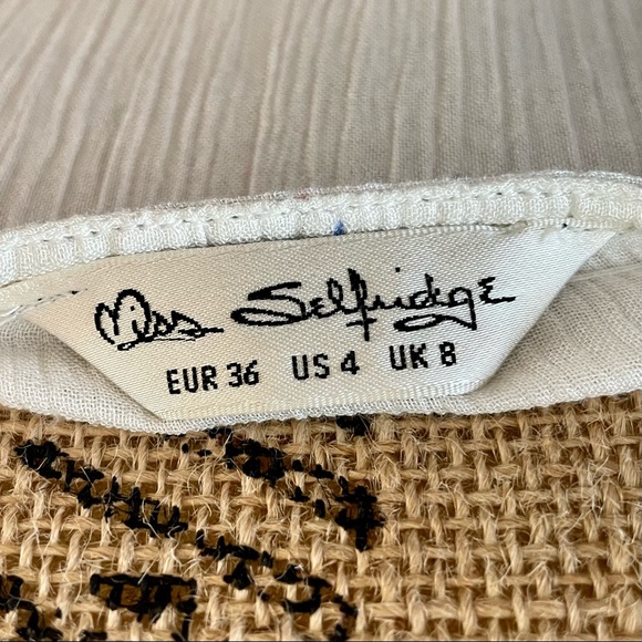 ASOS: MISS SELFRIDGE Tiered Poplin Tank Blouse NWOT - Picture 6 of 9